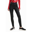 デシグアル Desigual レザー調 パンツ (グレー/ブラック)