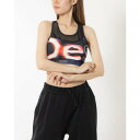 デシグアル Desigual ロゴ スポーツトップ (グレー/ブラック)