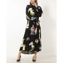 デシグアル Desigual ミディシャツワンピース (グレー/ブラック)
