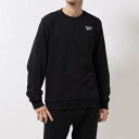 リーボック アイデンティティ スモールロゴ クルー / REEBOK IDENTITY SMALL LOGO FT CREW (ブラック)