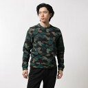モーション カモ クルーネック / RI MOTION CAMO CREW (ブラック)