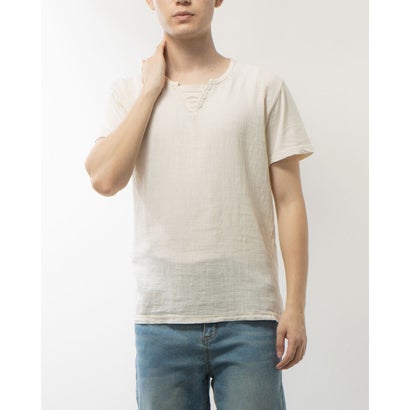 モードフルーレ MODE FOURRURE イタリア製Tシャツ (ベージュ)