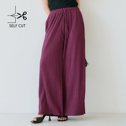 コカ coca EAZYTEXリブパンツ（Wine）