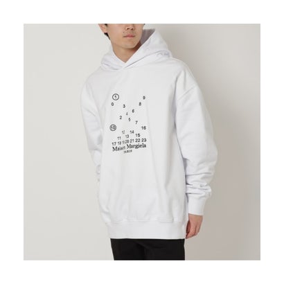 メゾン マルジェラ MAISON MARGIELA パーカー スウェットシャツ フーデット プルオーバー ホワイト メンズ Maison Margiela S50GU0202 S25505 100 （WHITE）