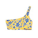 ティティベイト titivate ワンショルダービキニ/トップ単品/水着 (花柄/イエロー)