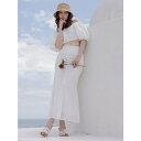 エイミーイストワール eimy istoire ハイウエストコットンレースマーメイドスカート (WHITE)