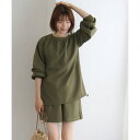 【ラッシュガード】ギャザートップス (カーキ)