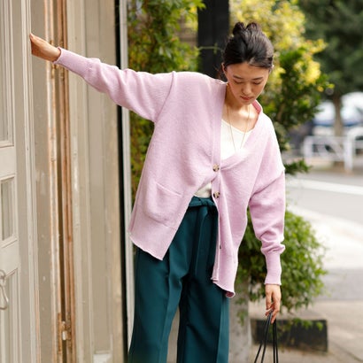 ロイヤル パーティー レーベル ROYAL PARTY LABEL ミドル丈カーデ （ピンク）