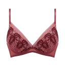 アモスタイル バイ トリンプ AMOSTYLE BY Triumph チャーミングラマー スリムライン DeepV ブラジャー パフュームリボン 1389 B-Dカップ (ラズベリー)