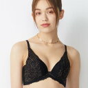 アモスタイル バイ トリンプ AMOSTYLE BY Triumph 脇高シェイプアップブラ シャイニングバタフライ 966 B-Dカップ (ブラック)
