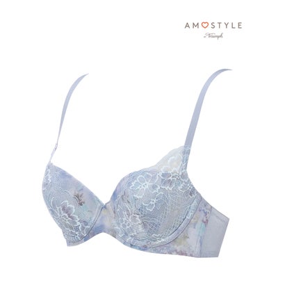 アモスタイル バイ トリンプ AMOSTYLE BY Triumph 夢みるブラ スカイヴェール 1425 E-Fカップ (ブルー)