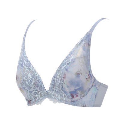 アモスタイル バイ トリンプ AMOSTYLE BY Triumph 夢みるブラ ノンワイヤー ブラジャー スカイヴェール 1425 E-Fカップ (ブルー)