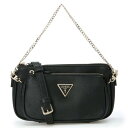 ゲス GUESS NOELLE Double Pouch Crossbody (BLA) クロスボディバッグ レディース