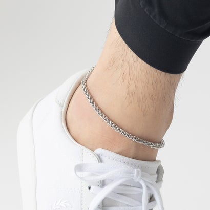 ジョン JON デザインアンクレット『フリーサイズ調節可能』 (シルバー)