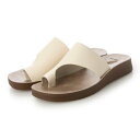ヌーベル ヴォーグ リラックス Noubel Voug Relax ナチュラルテイストベンハーフラットサンダル (IVORY)