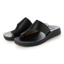 ヌーベル ヴォーグ リラックス Noubel Voug Relax ナチュラルテイストベンハーフラットサンダル (BLACK)