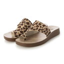 ヌーベル ヴォーグ リラックス Noubel Voug Relax ナチュラルテイストベンハーフラットサンダル (LEOPARD)