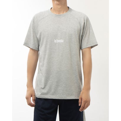 ディージェーホンダ dj honda ラグランプリントTシャツ (グレー)