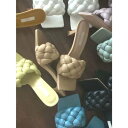 エイミーイストワール eimy istoire スクエアープランプサンダル (BEIGE)