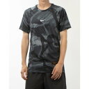 ナイキ NIKE メンズ フィットネス 半袖コンプレッションインナー ナイキ NP DF スリム カモ AO S/S トップ FB7935010 （ブラック/(ホワイト)）