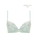 アモスタイル バイ トリンプ AMOSTYLE BY Triumph ナチュラルスリムブラ カラーバースト 1429 B-Dカップ (ペパーミント)(4)
