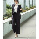 ルイルエブティック RUIRUE BOUTIQUE 選べる6タイプ洗えるスタイリッシュビジネススーツパンツセット (Bセット/ブラック)