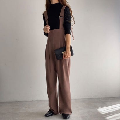 フィルー FILLOU FILLOU サスペンダーオールインワン (モカ)