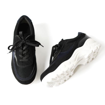 リーカ RiiiKa 軽量厚底スニーカー （black）