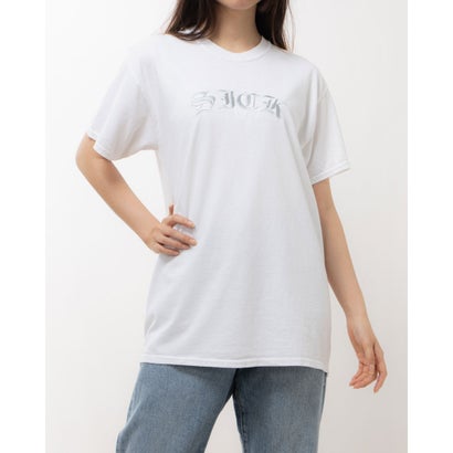 モディッシュガゼ MODISH GAZE ピグメントSICK刺繍Tシャツ （ホワイト）