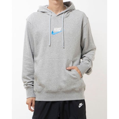 ナイキ NIKE メンズ スウェットパーカー ナイキ クラブ+ FT プルオーバー L/S フーディ LBR FB7789063 （ダークグレーヘザー/ライトスモークグレー）