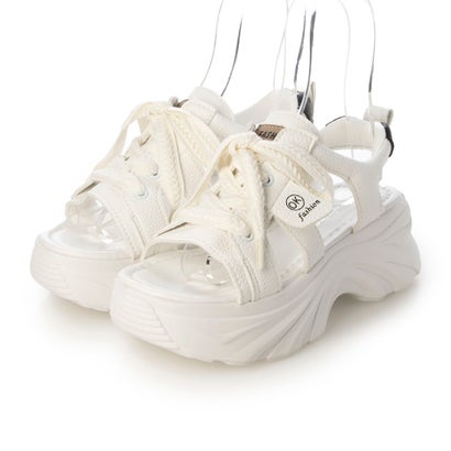 スタイルブロック STYLEBLOCK スニーカー風サンダル （ホワイト）