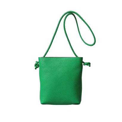 ヒロフ HIROFU 【チェスタ】レザーショルダーバッグ S 2WAY 本革 （スプラウト(821)）