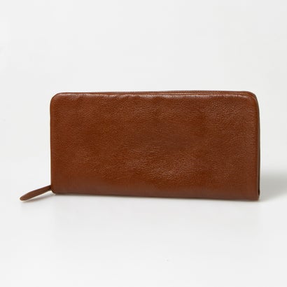 ジェニュインレザー Genuine Leather 天然シボ 紳士用 本革長財布 （CAMEL）