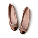 プリティ・バレリーナ Pretty Ballerinas MARILYN metallic-suede（マリリン メタリック スエード）バレエシューズ （RUST-DUST）