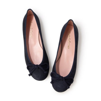 プリティ・バレリーナ バレエシューズ プリティ・バレリーナ Pretty Ballerinas ROSARIO suede（ロザリオ スエード）バレエシューズ （NAVY_BLUE）