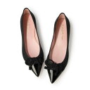 プリティ・バレリーナ Pretty Ballerinas ELLA patent-galassia（エラ パテント ガラシア）ポインテッドシューズ （NEGRO-NEGRO）