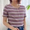 アルシーヴ archives マルチボーダーコンパクトTee (PPL)