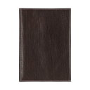 イルフェローチェ il Feroce【本革】カーフレザー ブックカバー 四六サイズ 本牛革製 (ダークブラウン)