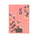 T~[h Sara Miller London A5 Fabric Notebook iPinkj