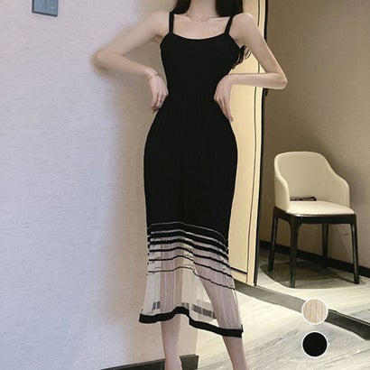 キャミニットワンピース レディース 夏