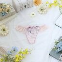 リサマリ Risa Magli マロウ Tバックショーツ 【返品不可商品】 (ピンク(070))