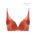 アモスタイル バイ トリンプ AMOSTYLE BY Triumph 夢みるブラ DeepV エアリー フェスティバルコレクション 1431 C-Dカップ (オランジェ)
