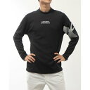 アンダーアーマー UNDER ARMOUR メンズ ゴルフ 長袖シャツ UAワッフル ロングスリーブ モックネック シャツ 1381281 （Black / / Mod Gray）