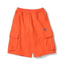 P{Y KEBOZ BB SMALL WAPPEN SWEAT CARGO SHORTS ORANGE iORANGEj