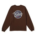 P{Y KEBOZ BB LOGO L/S TEE BROWN iBROWNj