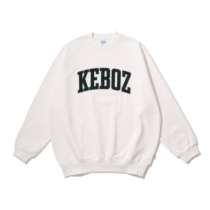 ケボズ KEBOZ CORDUROY UC SWEAT CREWNECK （WHITE）