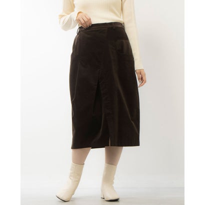 センソユニコ Sensounico and hue Autumn corduroyスカート （ブラウン）