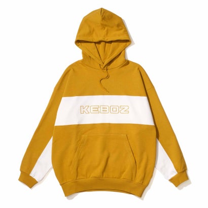 ケボズ KEBOZ KAC PANELED SWEAT HOODIE (YELLOW) ケボズ KEBOZ KAC PANELED SWEAT HOODIE (YELLOW)