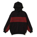 ケボズ KEBOZ KAC PANELED SWEAT HOODIE （BLACK）