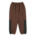 P{Y KEBOZ KAC PANELED SWEAT PANTS iBROWNj